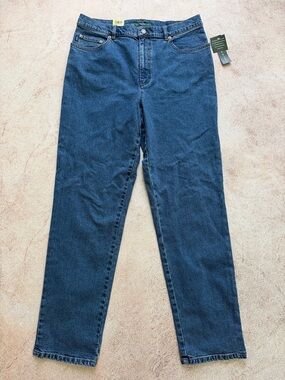 Stretch Classic High-Rise Women's Jeans - Dark Blue
